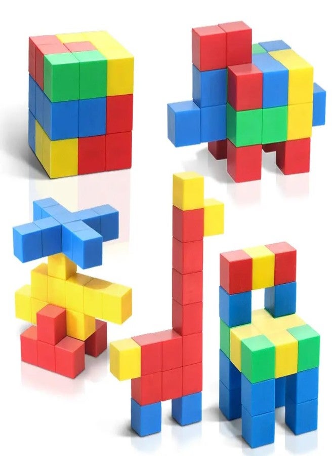 TechMax Solution Magnetic Blocks - Build Magnet World Magic Portal Set, Magnetic Tiles Building Blocks Toddler Toys STEM Sensory Outdoor Toys (Color Theme, 126, Piece) - Image 3